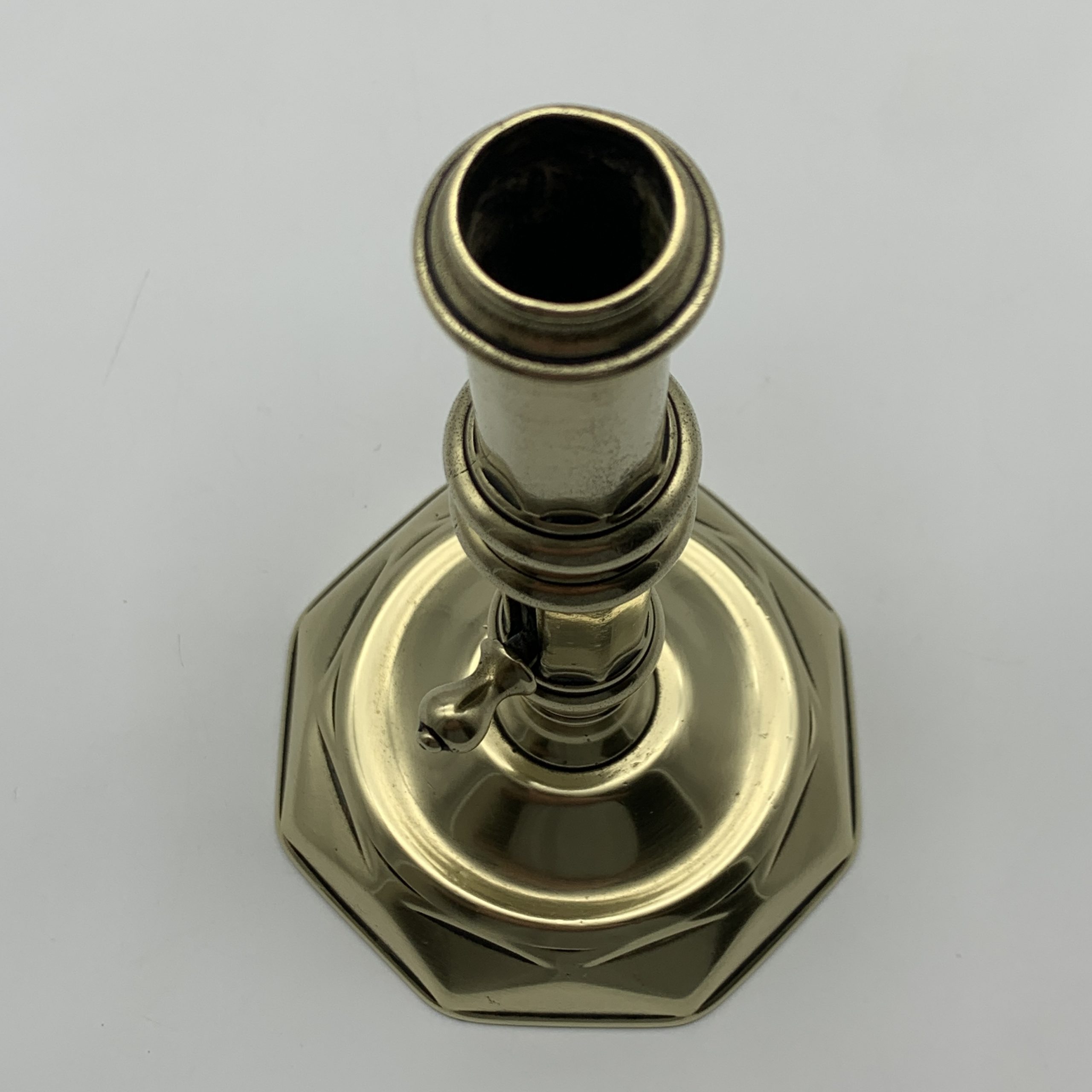 Antique Brass ‘Height Adjuster’ Candlestick - Image 4