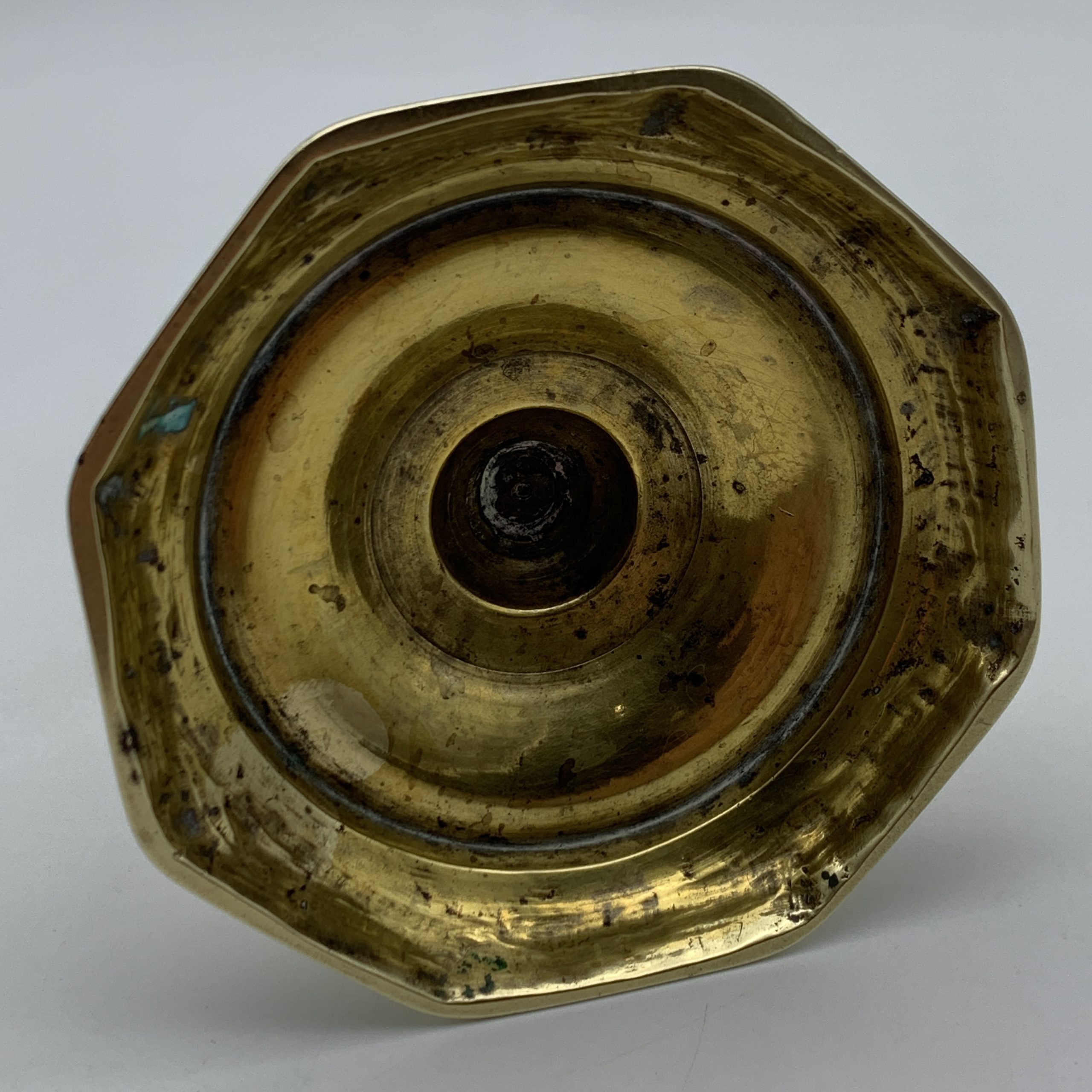Antique Brass ‘Height Adjuster’ Candlestick - Image 5