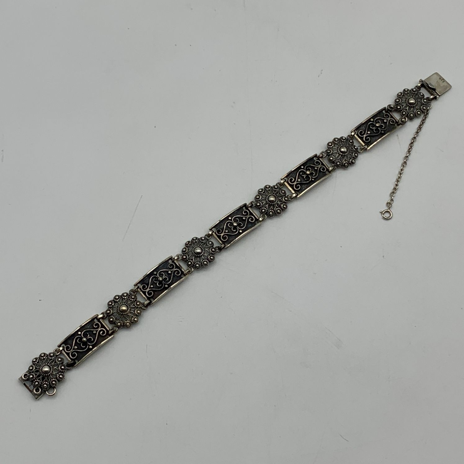 1950’s German Solid Silver Bracelet - Image 2