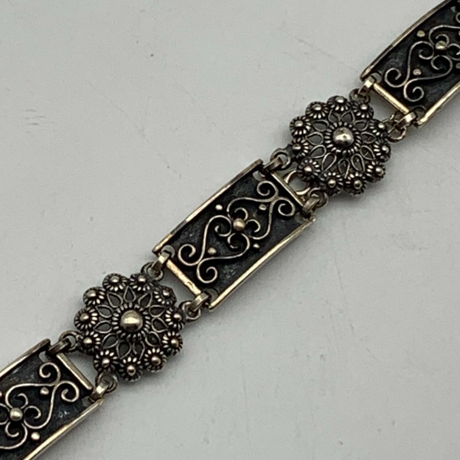 1950’s German Solid Silver Bracelet - Image 3