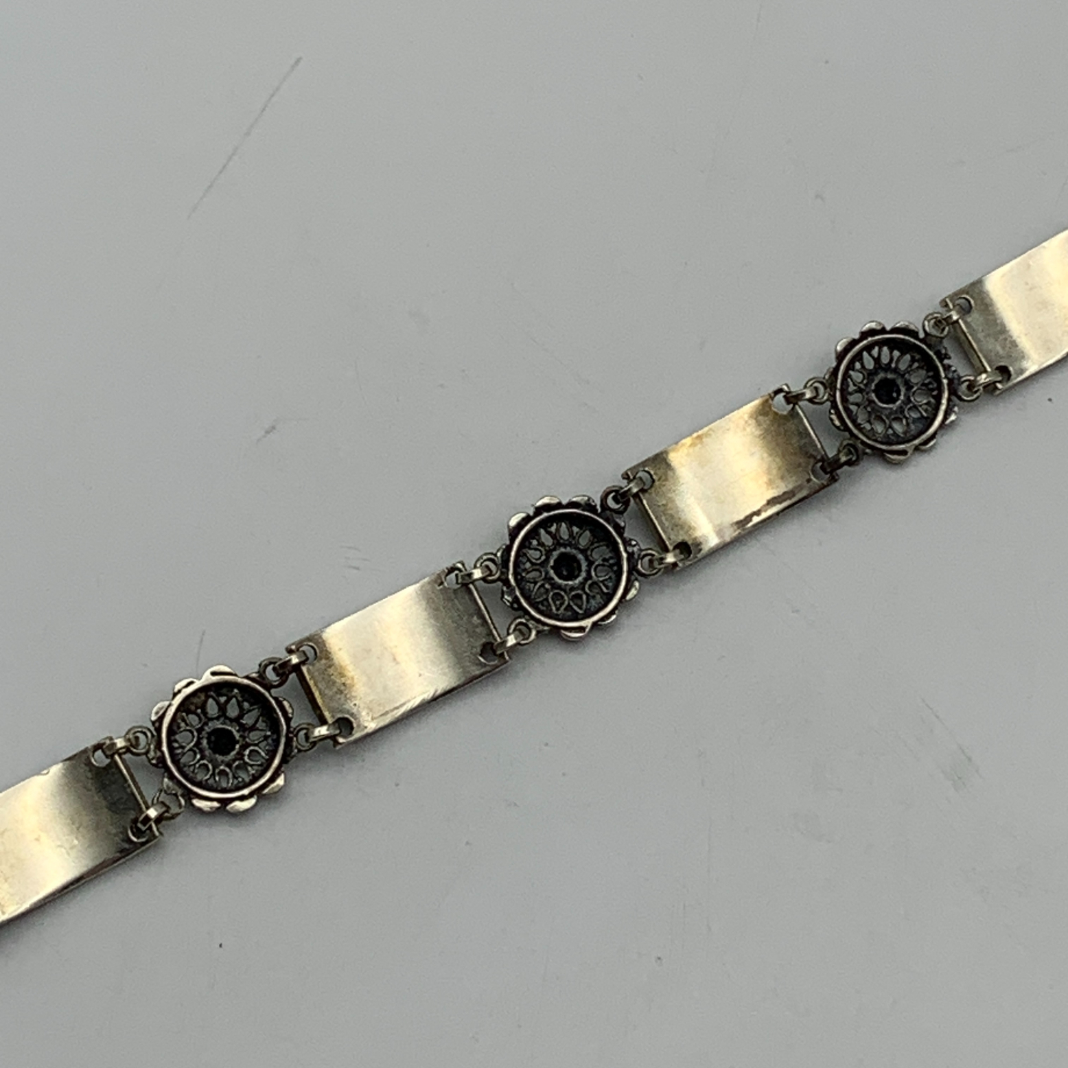 1950’s German Solid Silver Bracelet - Image 6