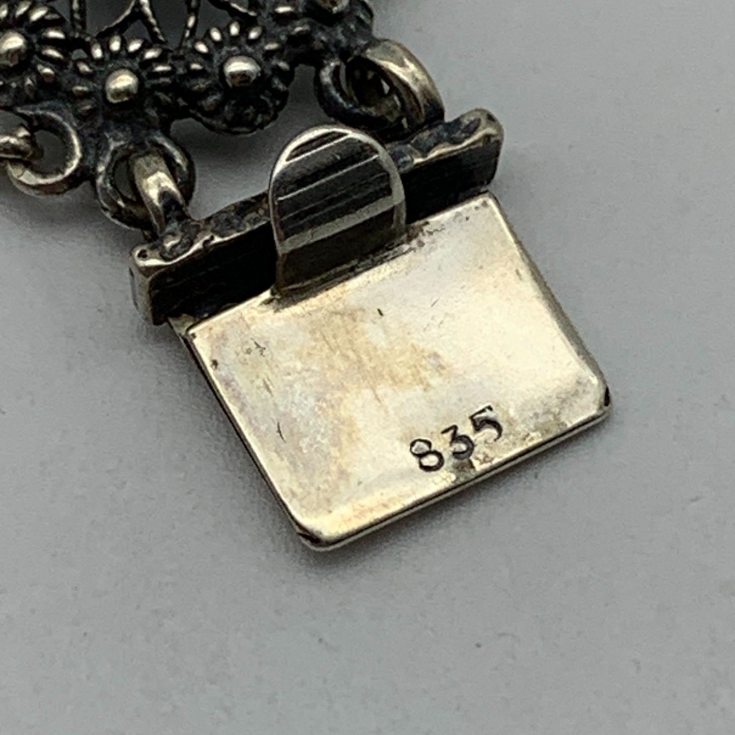 1950’s German Solid Silver Bracelet - Image 7