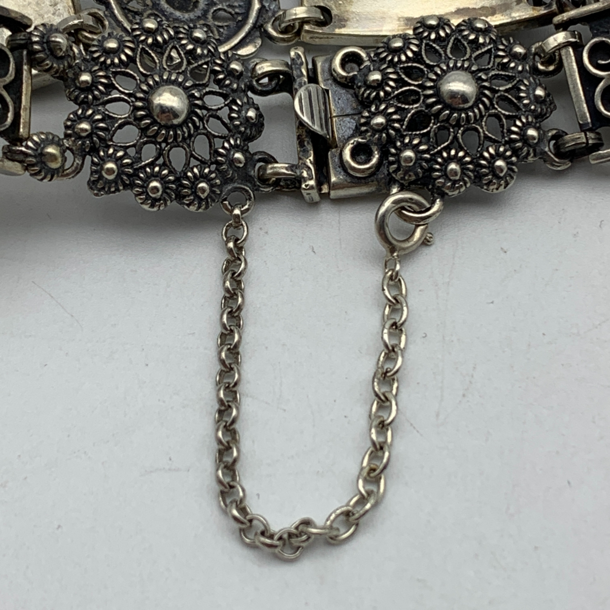 1950’s German Solid Silver Bracelet - Image 4