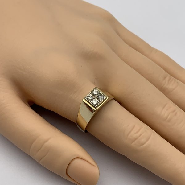Vintage 9ct Gold Diamond Ring