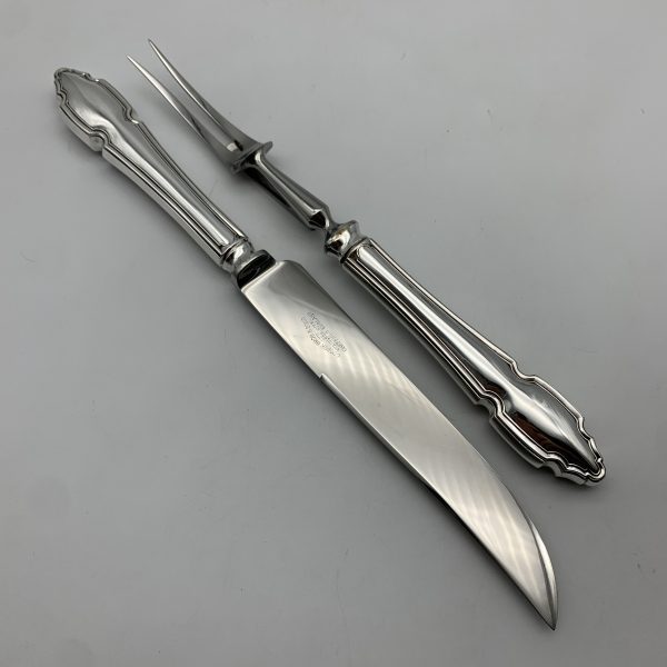Lovely Quality Vintage Carving Knife & Fork (Sheffield)