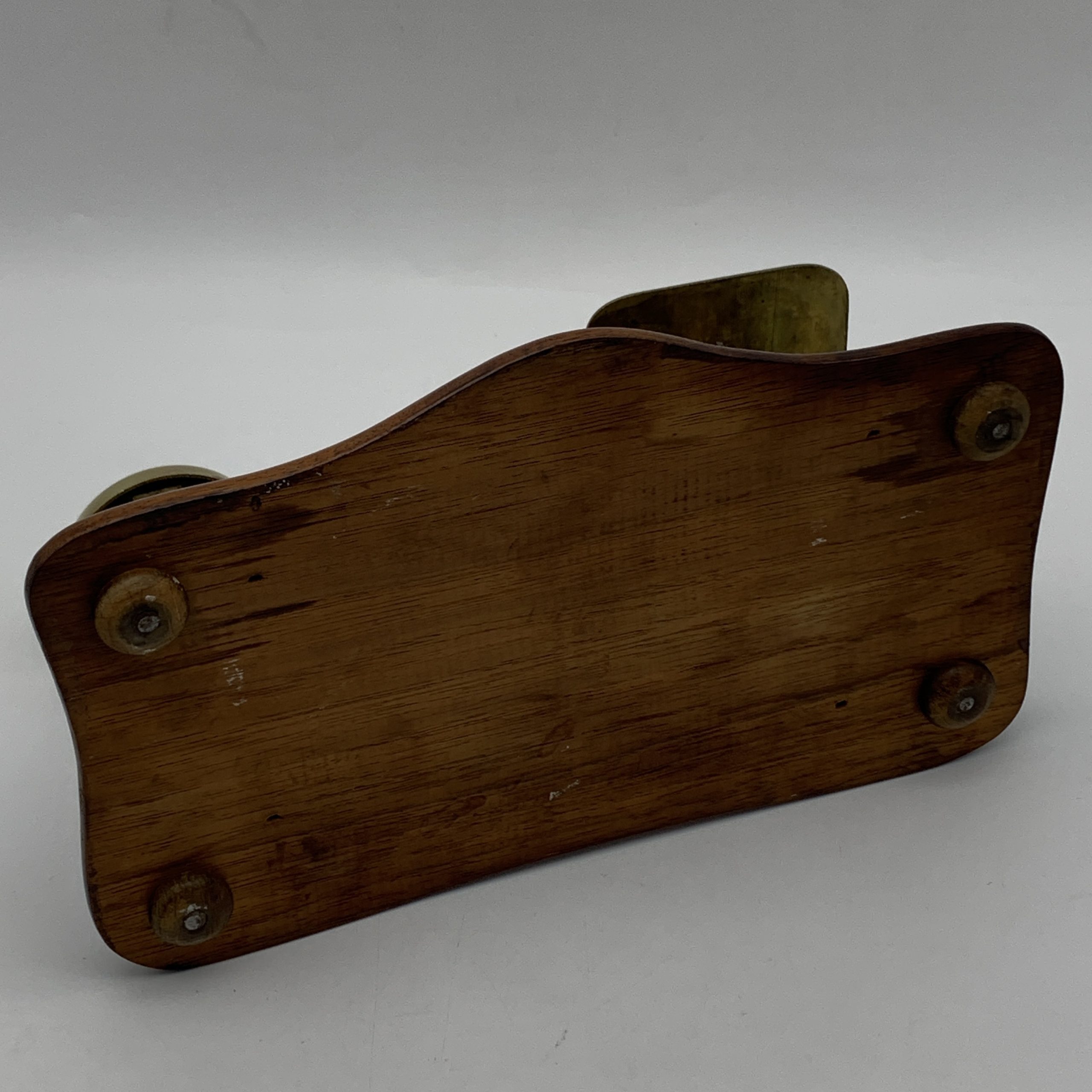 Vintage Brass & Wood Postal Scale - Image 11