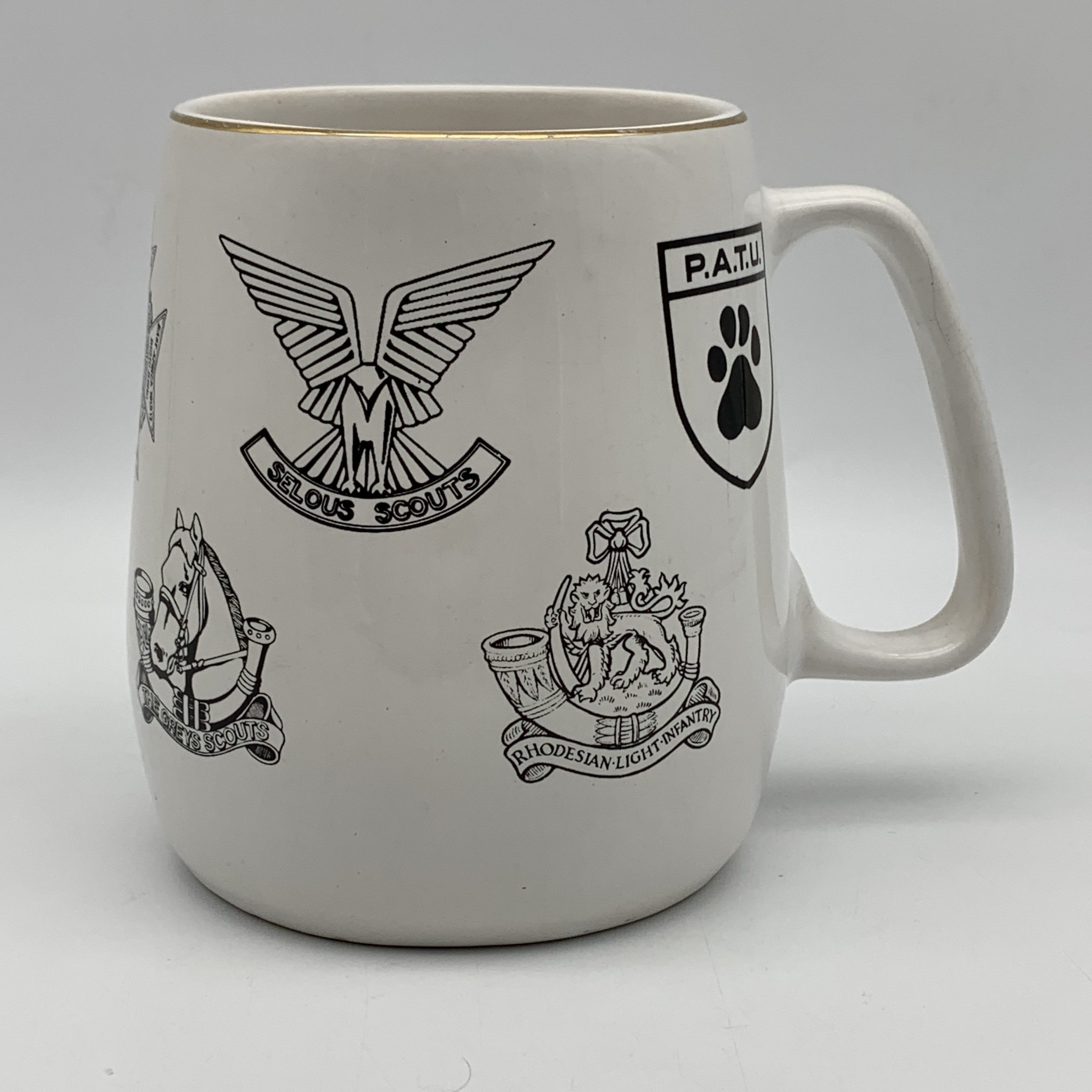 Rhodesian ‘Military Badges’ Beer Tankard