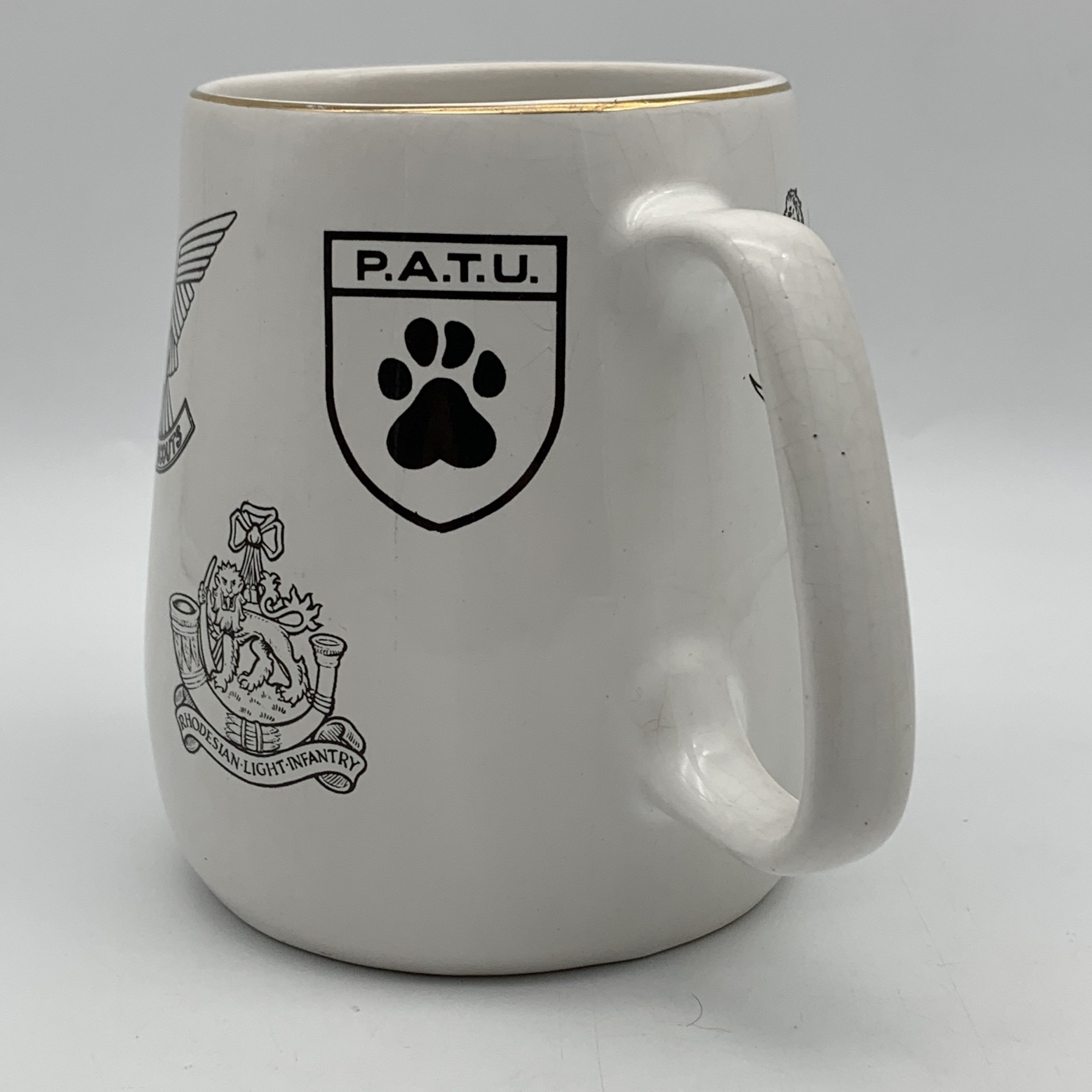 Rhodesian ‘Military Badges’ Beer Tankard - Image 4