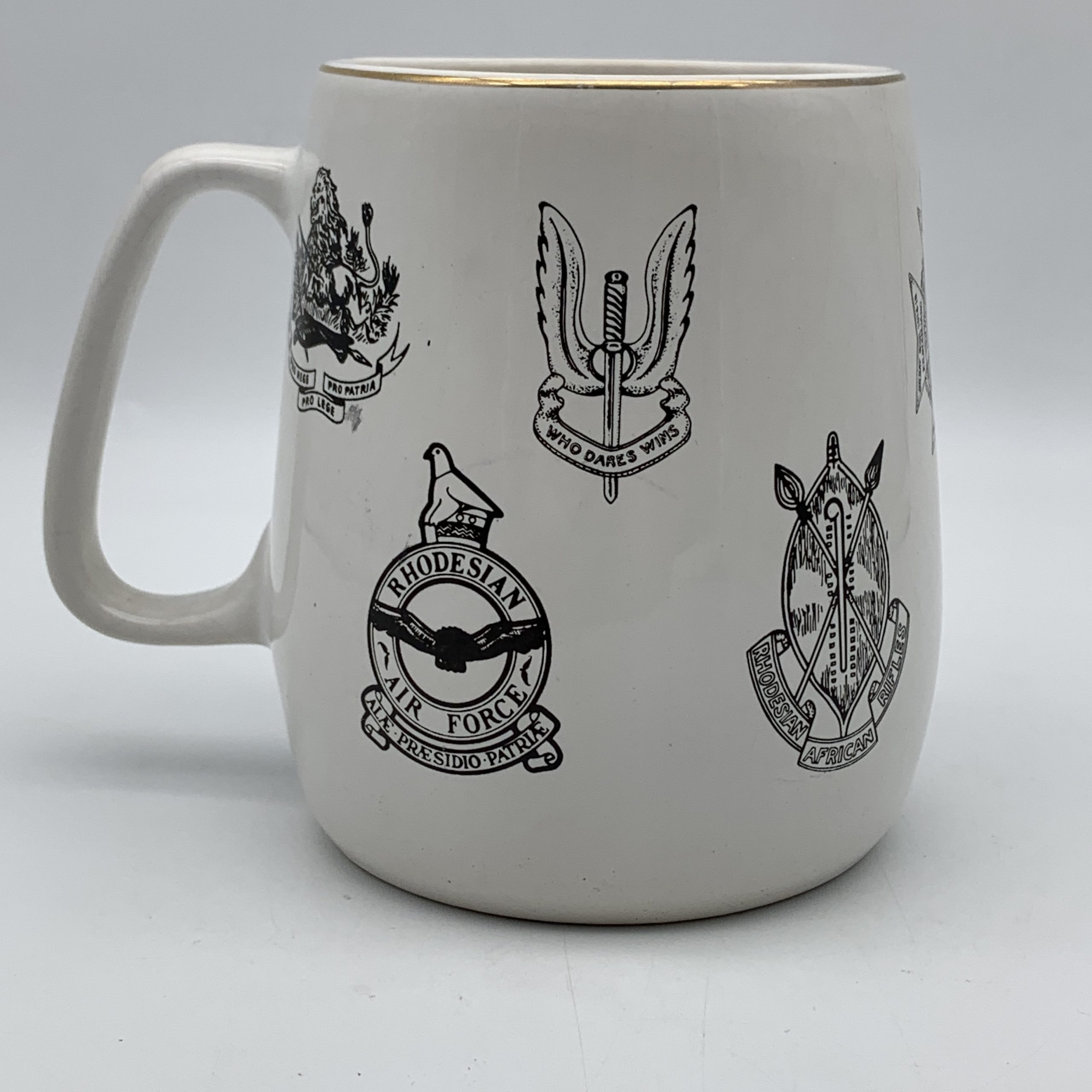 Rhodesian ‘Military Badges’ Beer Tankard - Image 5