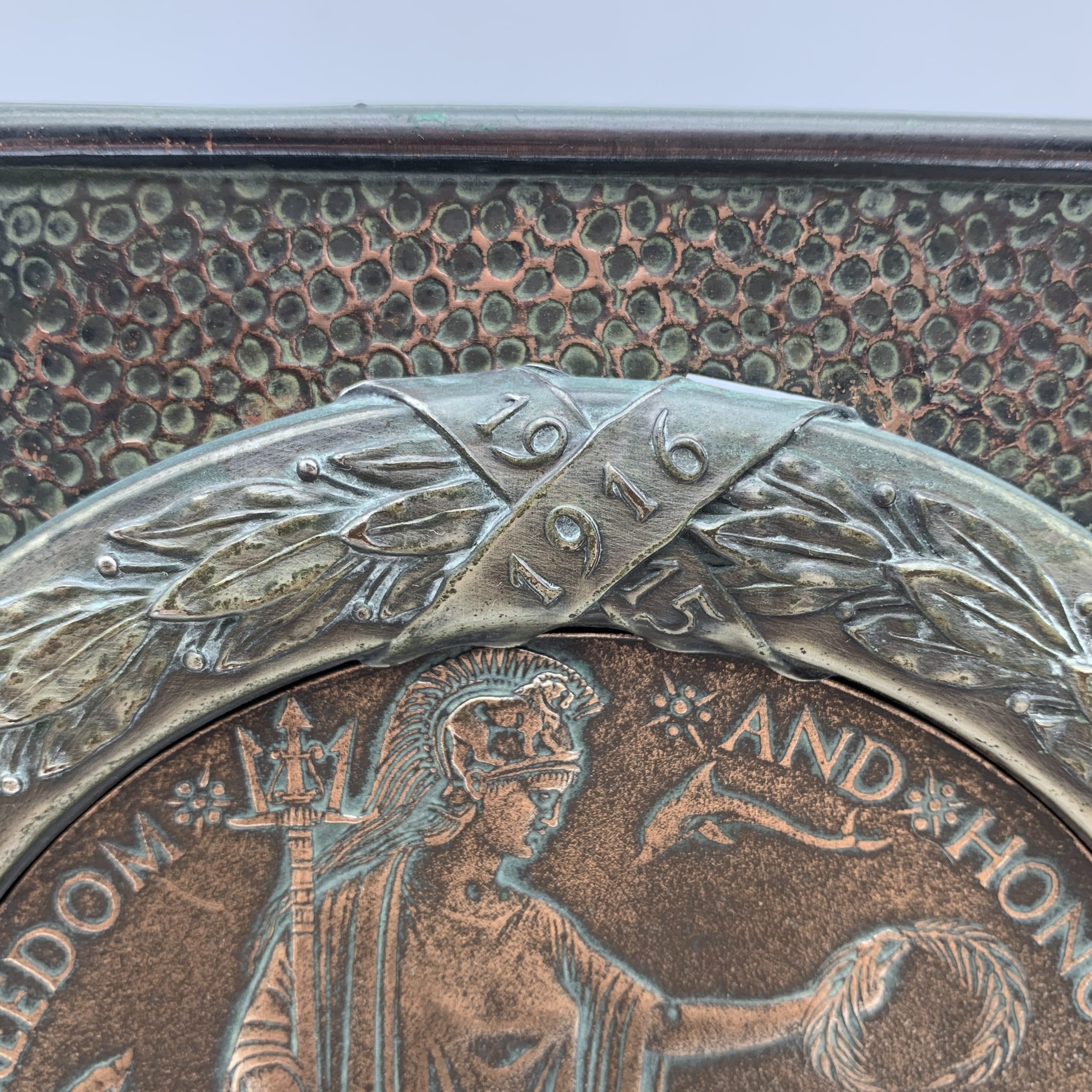 WW1 ‘K.I.A’ Memorial Death Plaque & Frame (George Thomas Clark) - Image 5