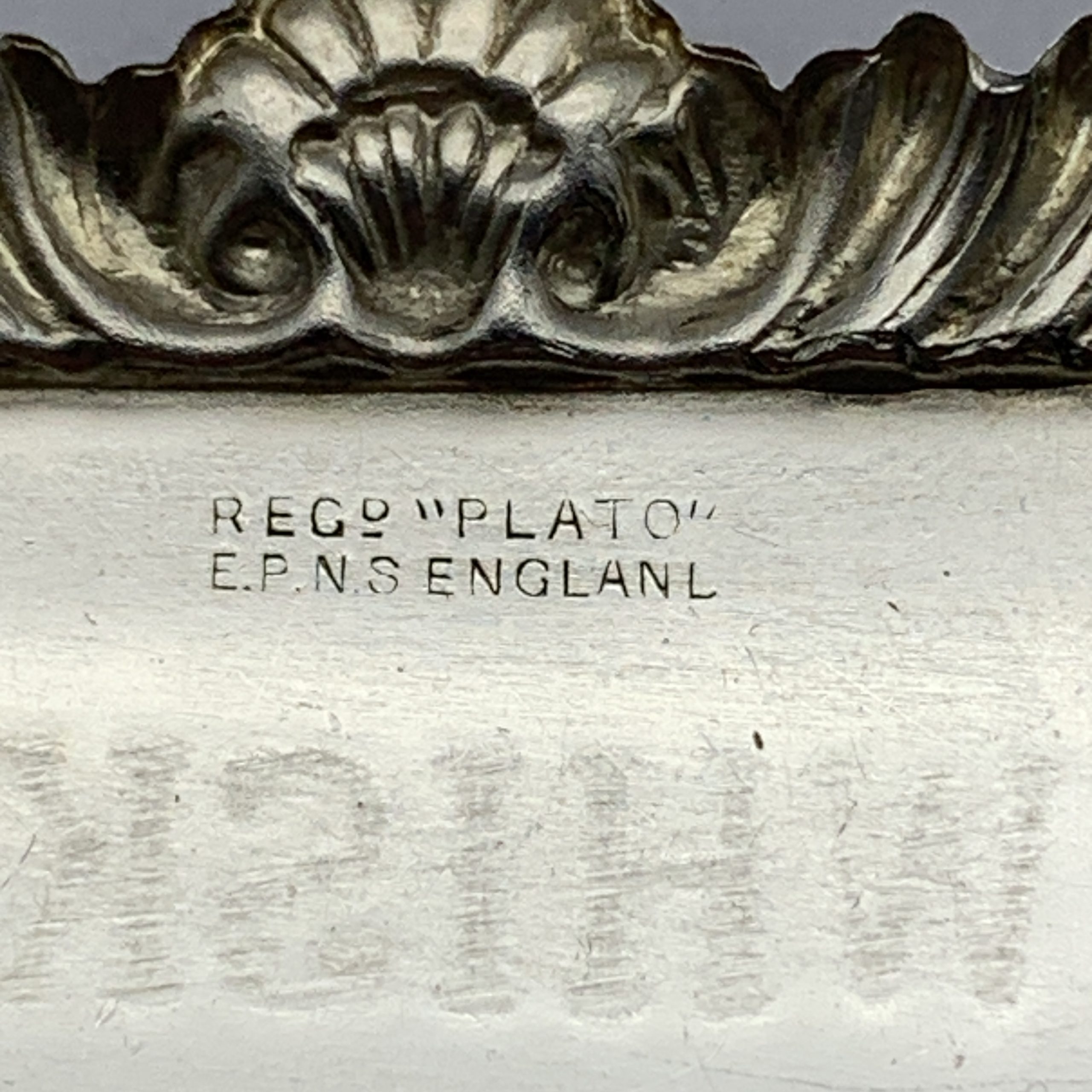 Vintage Silver-Plated ‘WHISKY’ Decanter Label - Image 5