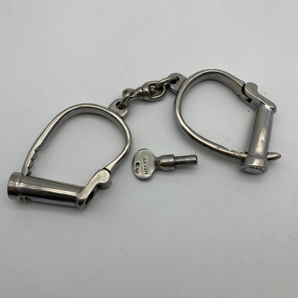 Early Heavy Steel ‘Hiatt Darby’ Handcuffs