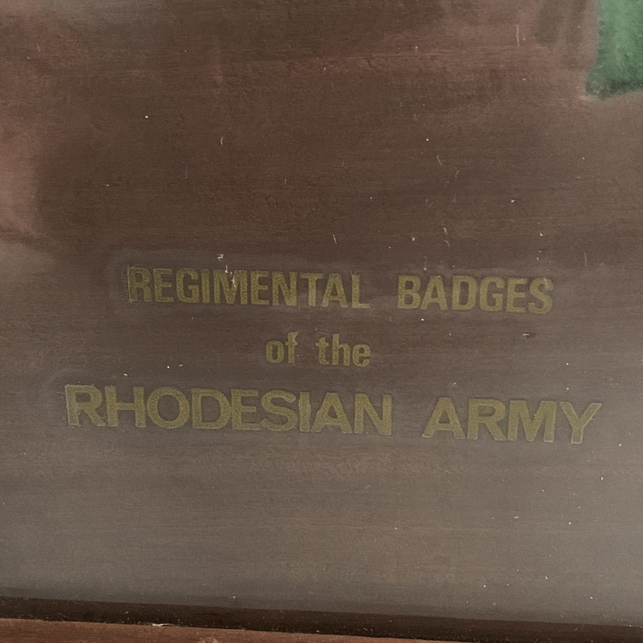 Display Cabinet of ‘Rhodesian’ Regimental Badges (Ltd Number) - Image 6