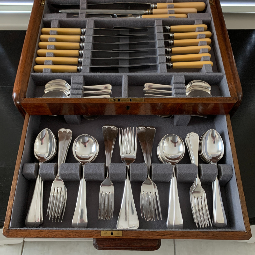 Large Art Deco Canteen of Cutlery (Sheffield - 87 Piece) - Image 6