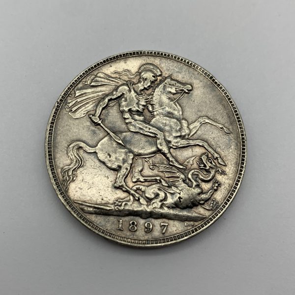 British – 1897 ‘Queen Victoria’ Silver Crown