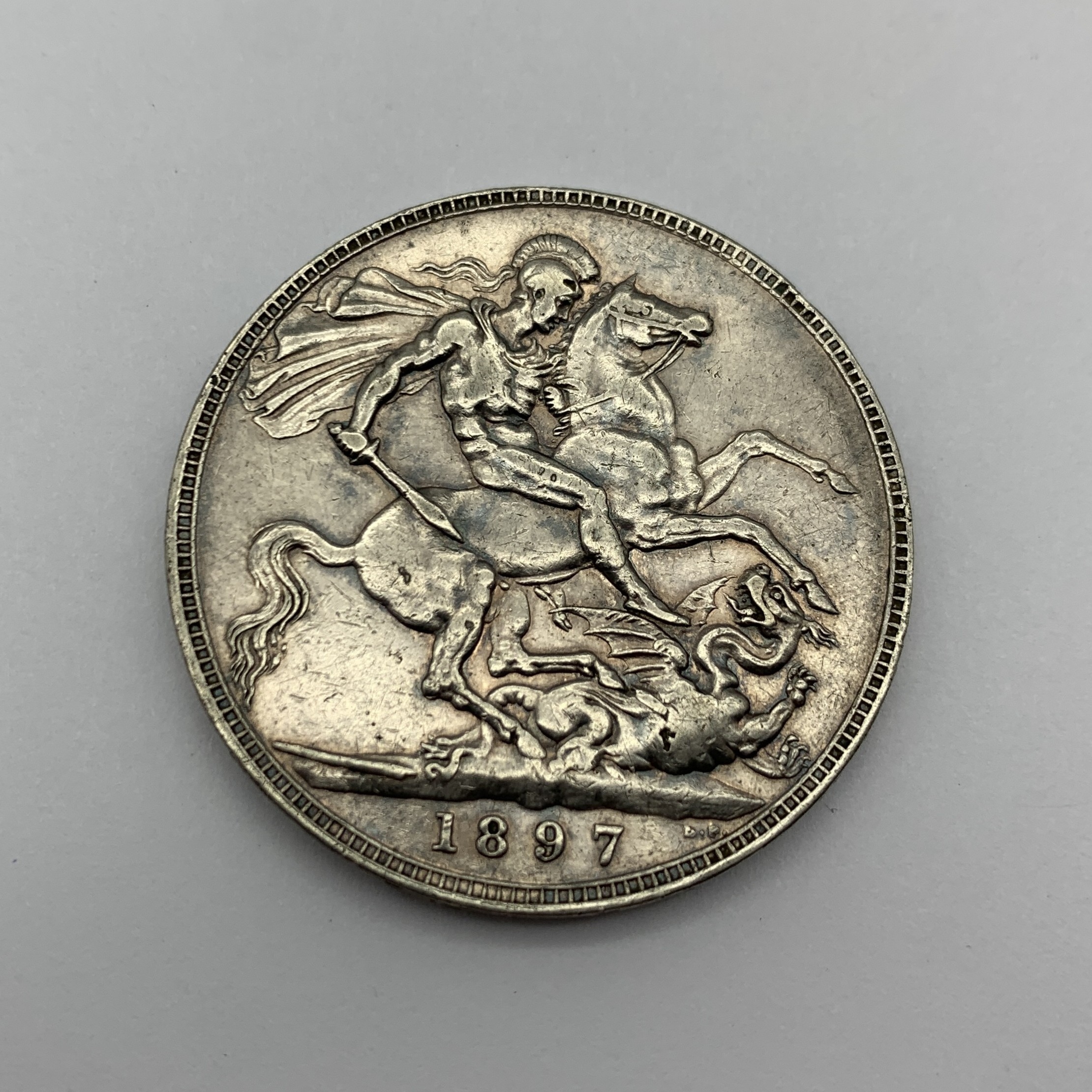 British – 1897 ‘Queen Victoria’ Silver Crown