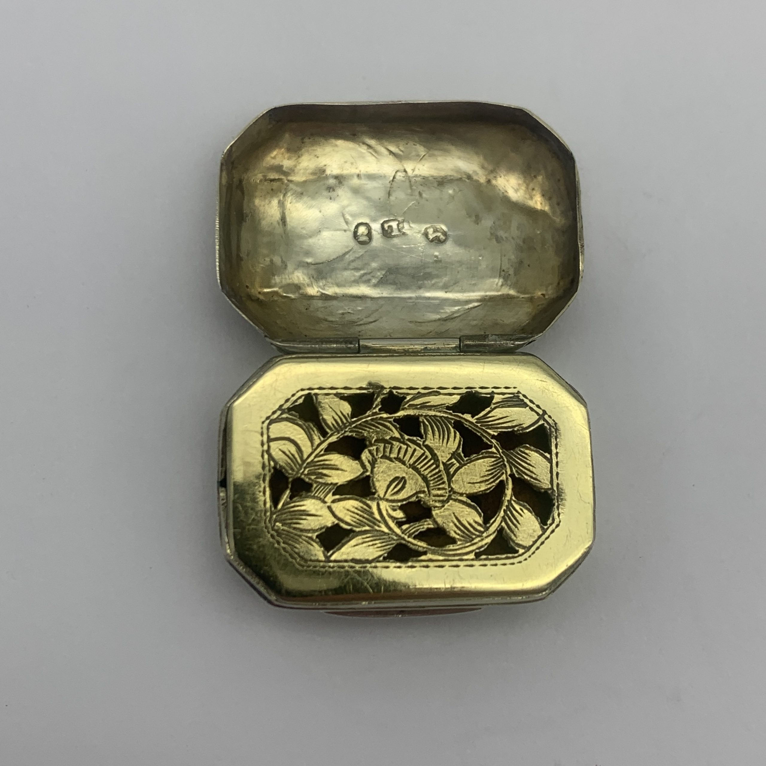 Silver ‘George III’ Vinaigrette (1814 - John Lawrence) - Image 4