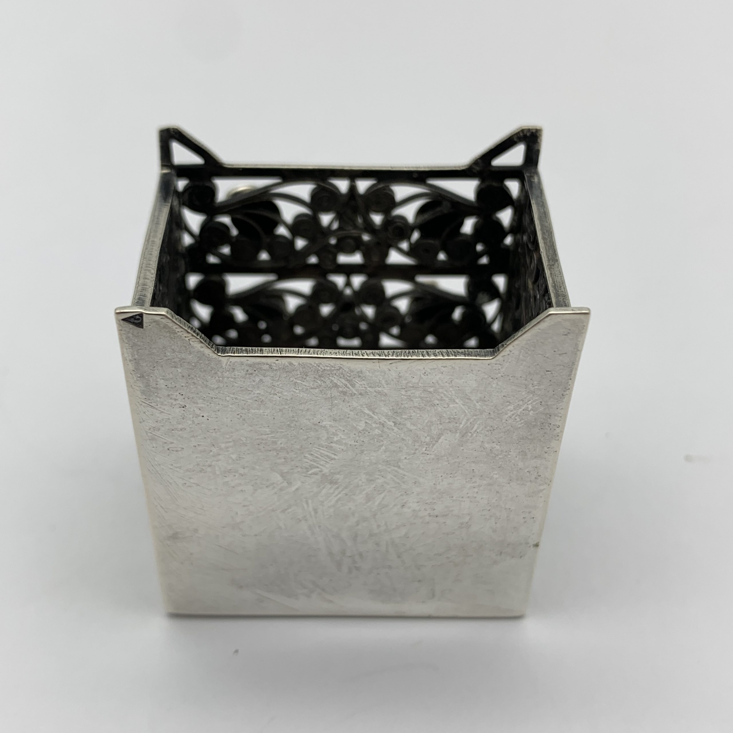 Antique Solid Silver ‘Doll House’ Miniature Chest of Draws - Image 5
