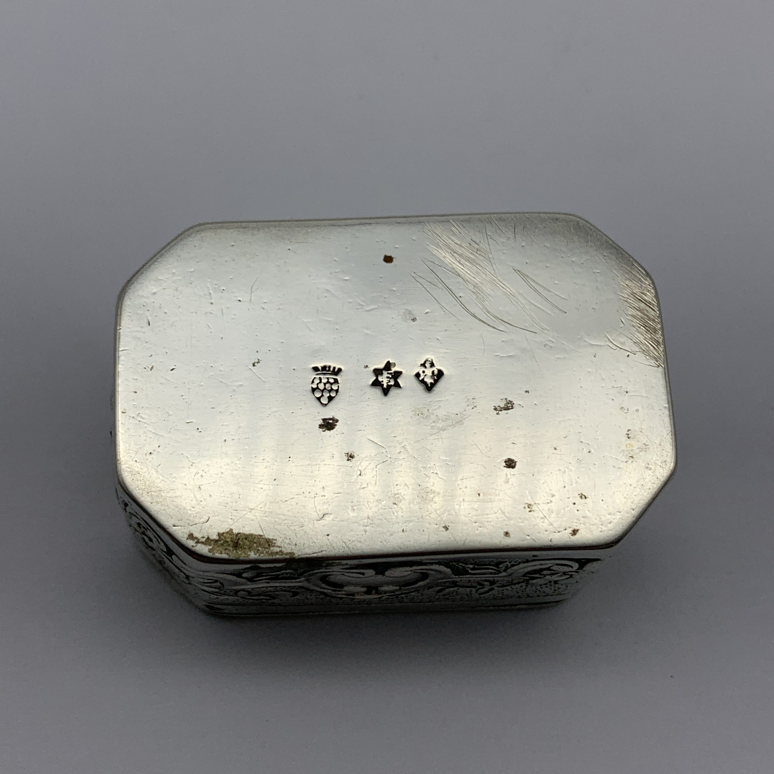 Antique German ‘Hanau’ Solid Silver Box (Roman Gladiators) - Image 7