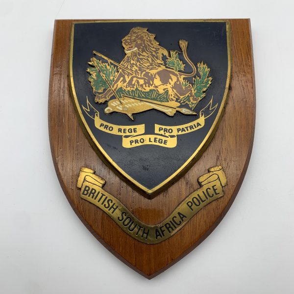 Rhodesian ‘British South Africa Police’ Wall Plaque