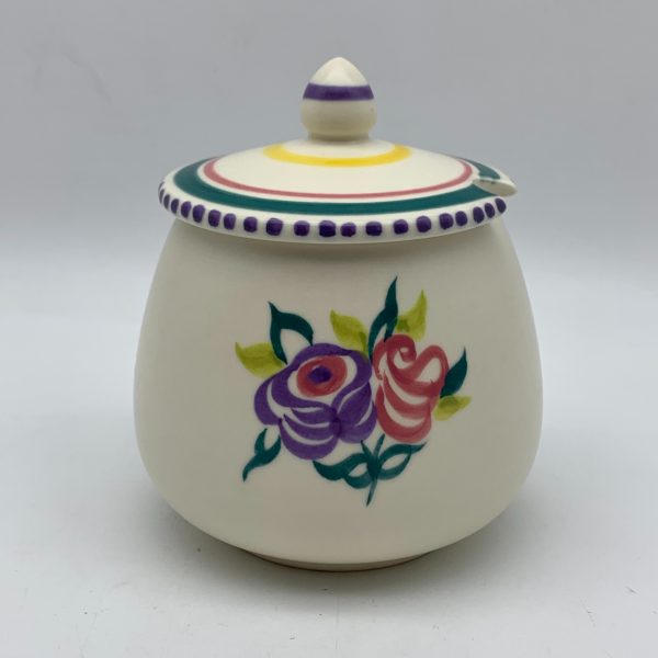 Vintage ‘Poole Pottery’ Jam Jar & Lid