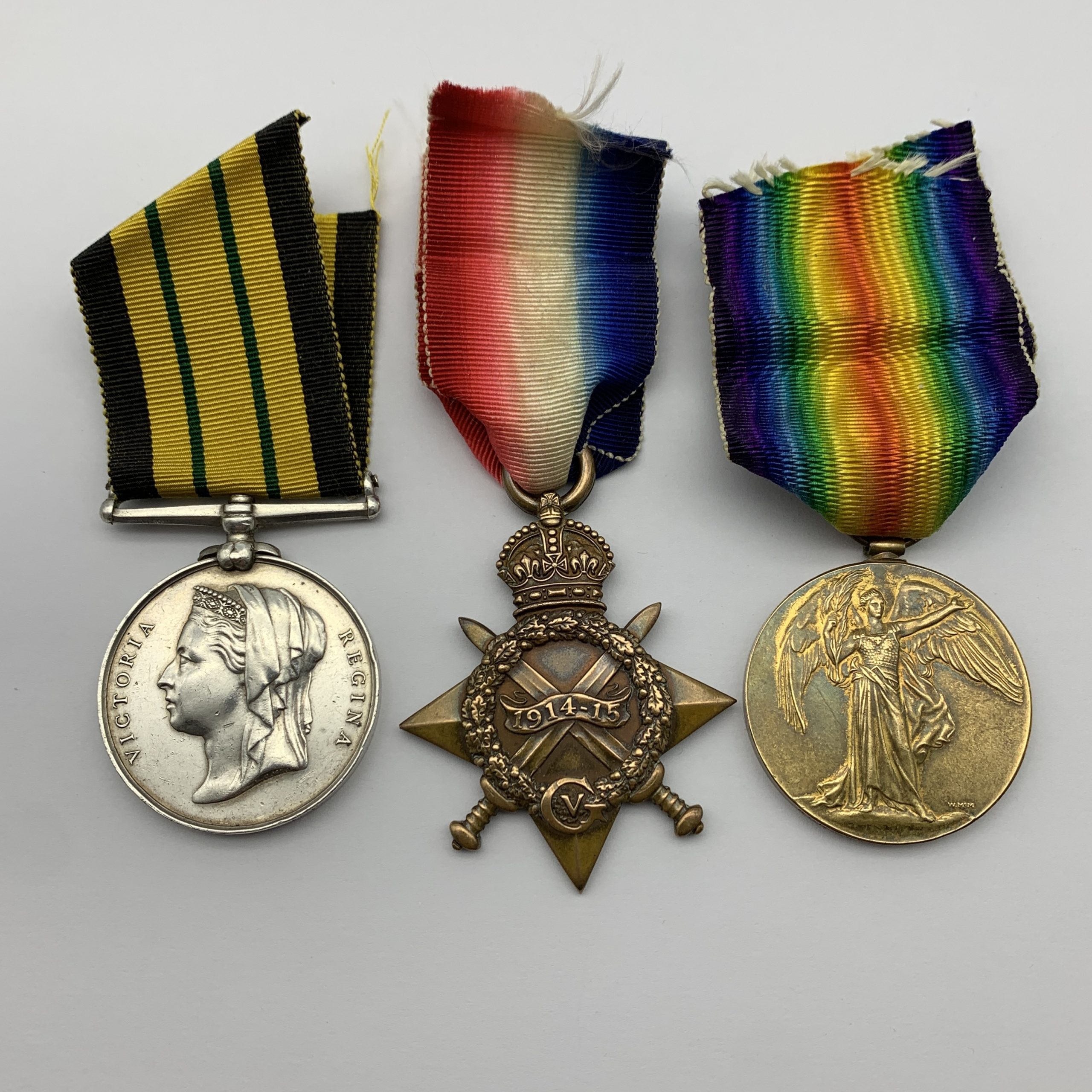 1892 East & West Africa (M’ Wele) & WW1 Medal Pair ‘SUPDT. R.M. Ewart’ (E. Africa Police)