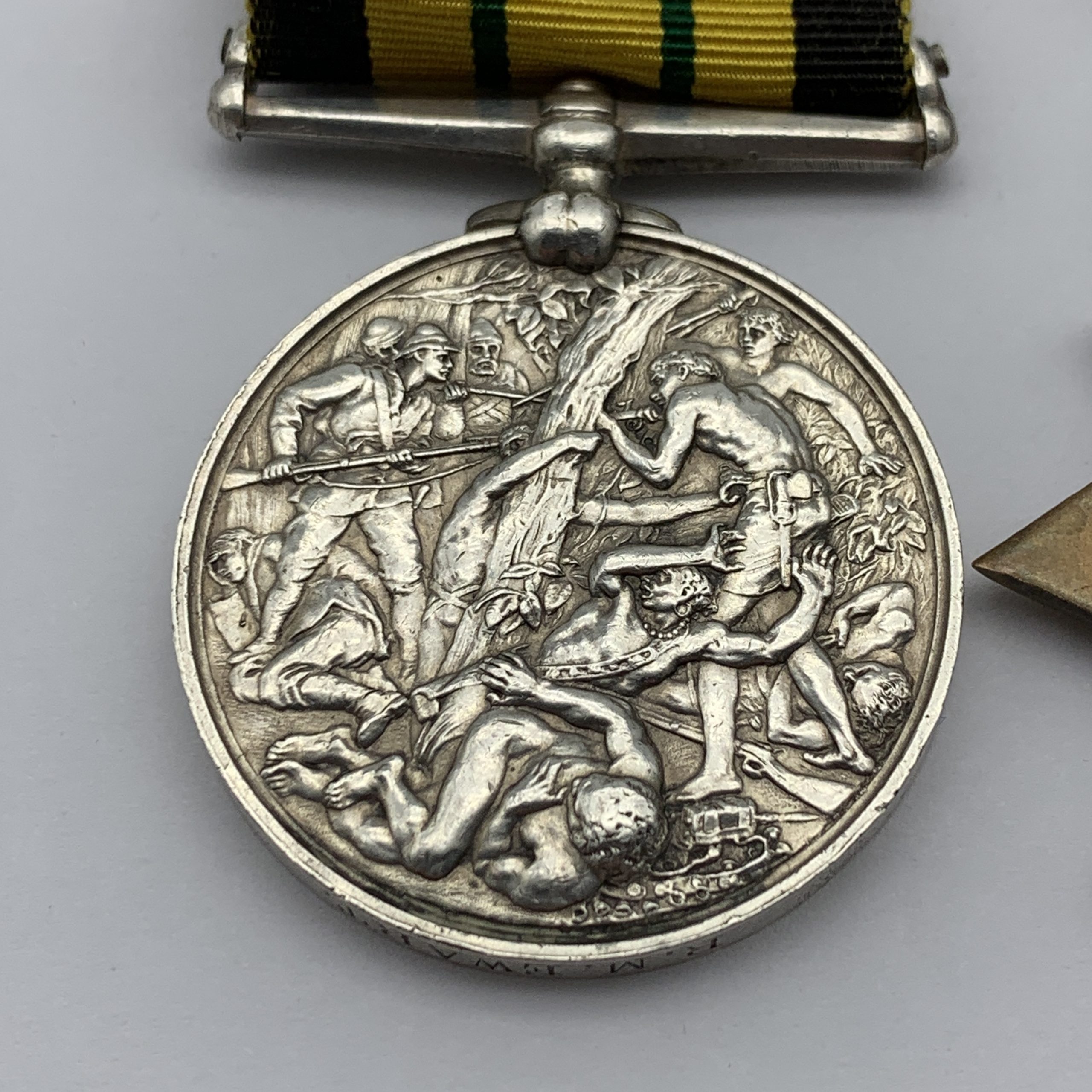 1892 East & West Africa (M’ Wele) & WW1 Medal Pair ‘SUPDT. R.M. Ewart’ (E. Africa Police) - Image 8