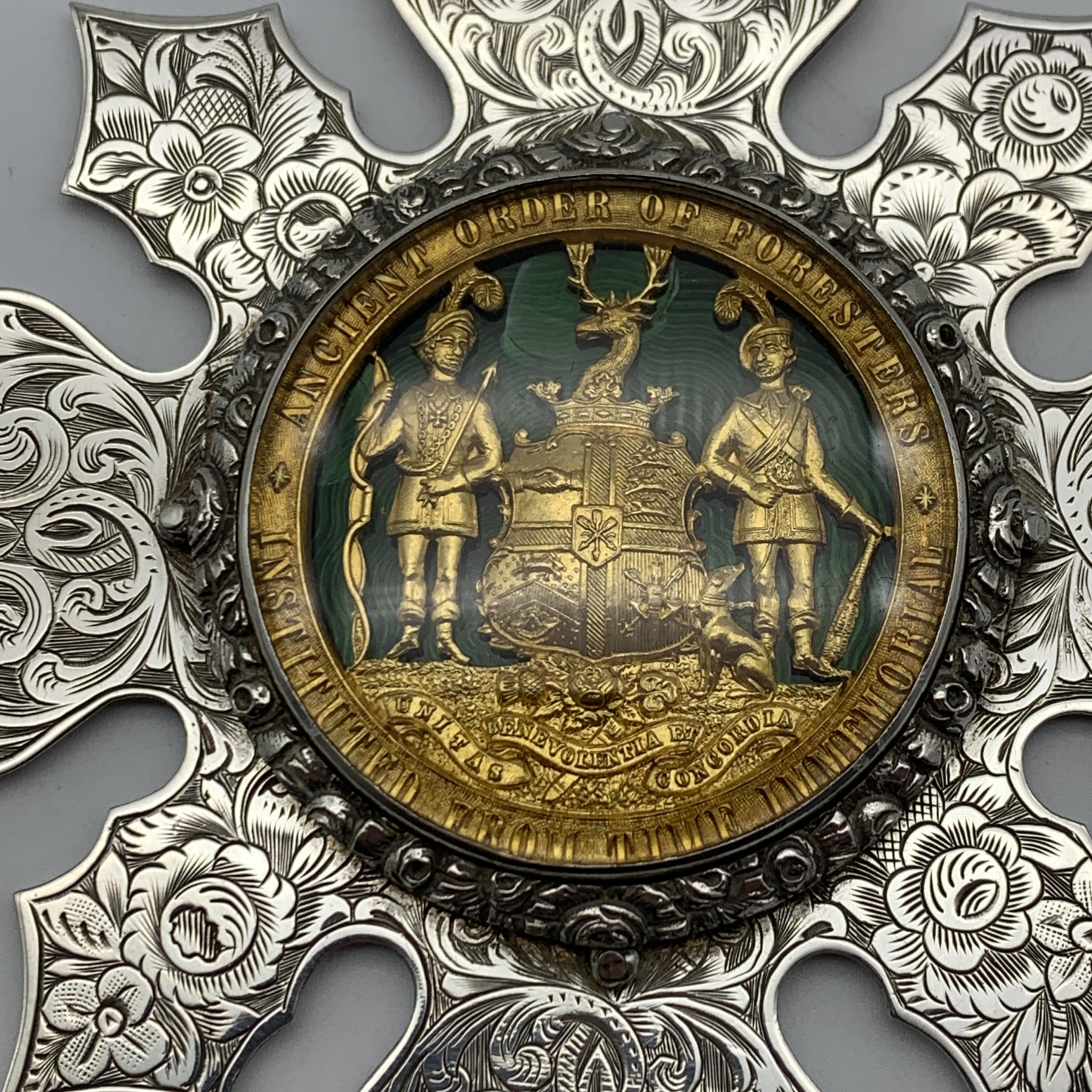 Rare Silver ‘Ancient Order of Foresters’ Medal (E. Pickering – Port Natal 1884) - Image 4
