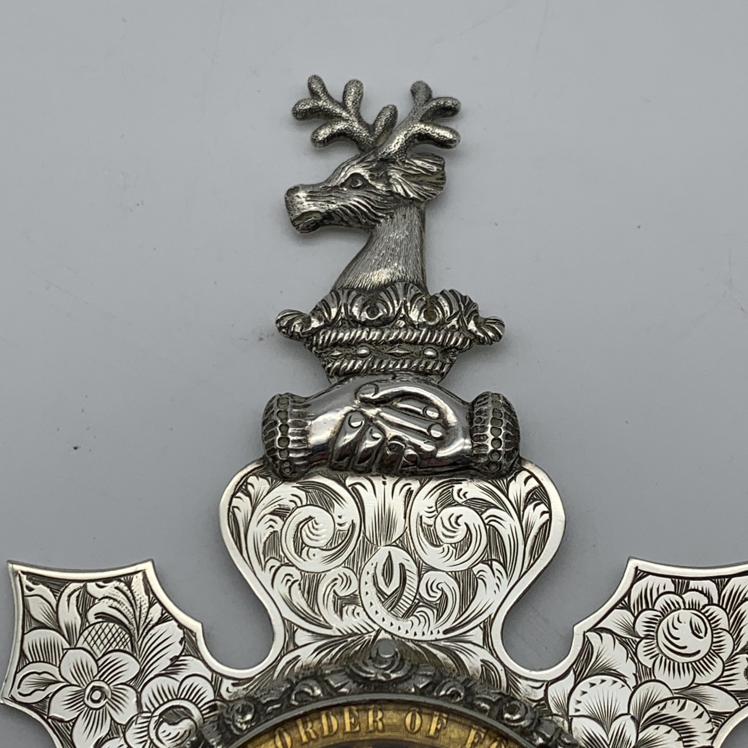 Rare Silver ‘Ancient Order of Foresters’ Medal (E. Pickering – Port Natal 1884) - Image 3