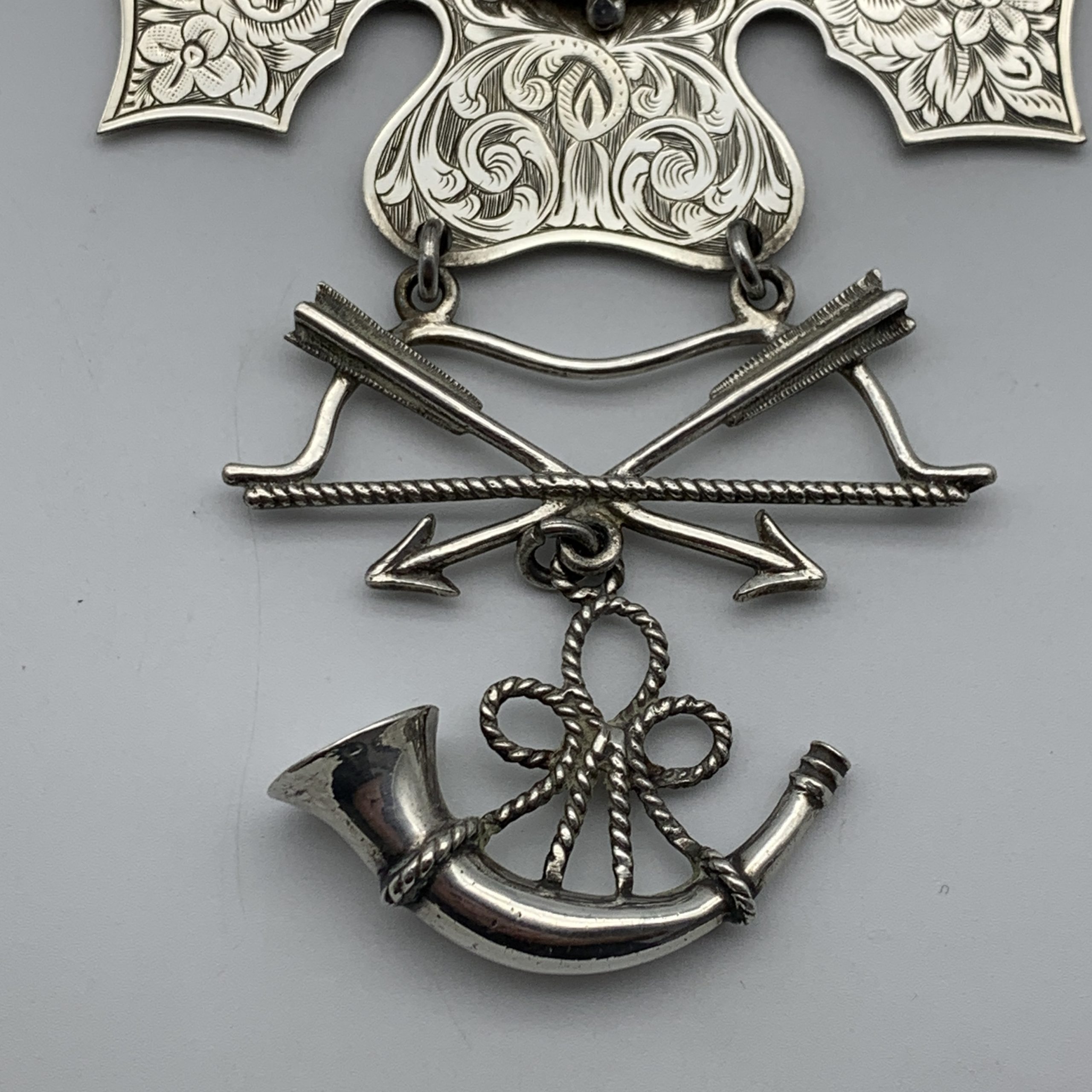 Rare Silver ‘Ancient Order of Foresters’ Medal (E. Pickering – Port Natal 1884) - Image 5