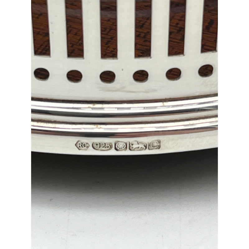 Vintage Sterling Silver Wine/Champagne Coaster - Image 5