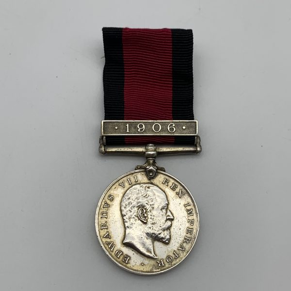 Natal 1906 Medal ‘TPR: P. BANKS’ (NATAL MTD RIFLES)