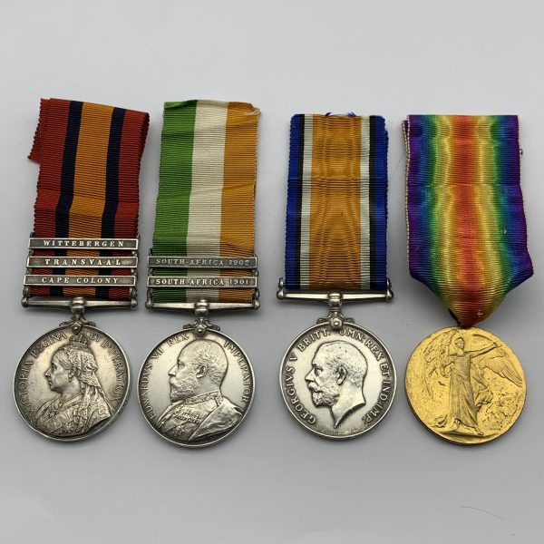 Boer War & WW1 Group – ‘PTE. W.F. DYER’ (WILTS. REGT. & 8TH S.A.I)