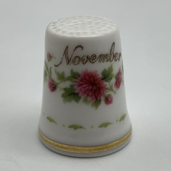 Royal Albert ‘Flower of the Month’ Thimble (November)
