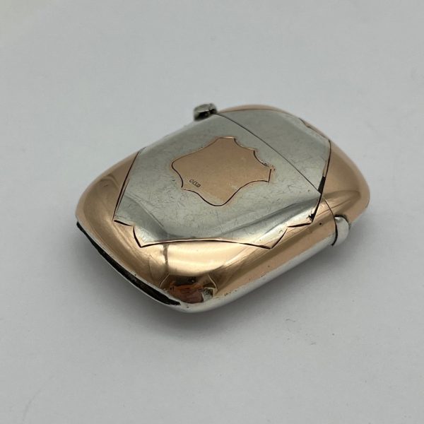 Victorian Silver & Gold Vesta Case (1897)