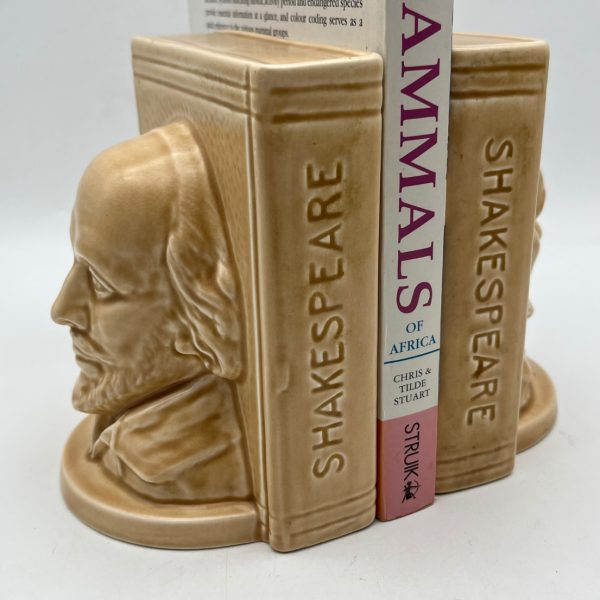 Scarce 1950’s ‘Willam Shakespeare’ SYLVAC Bookends 