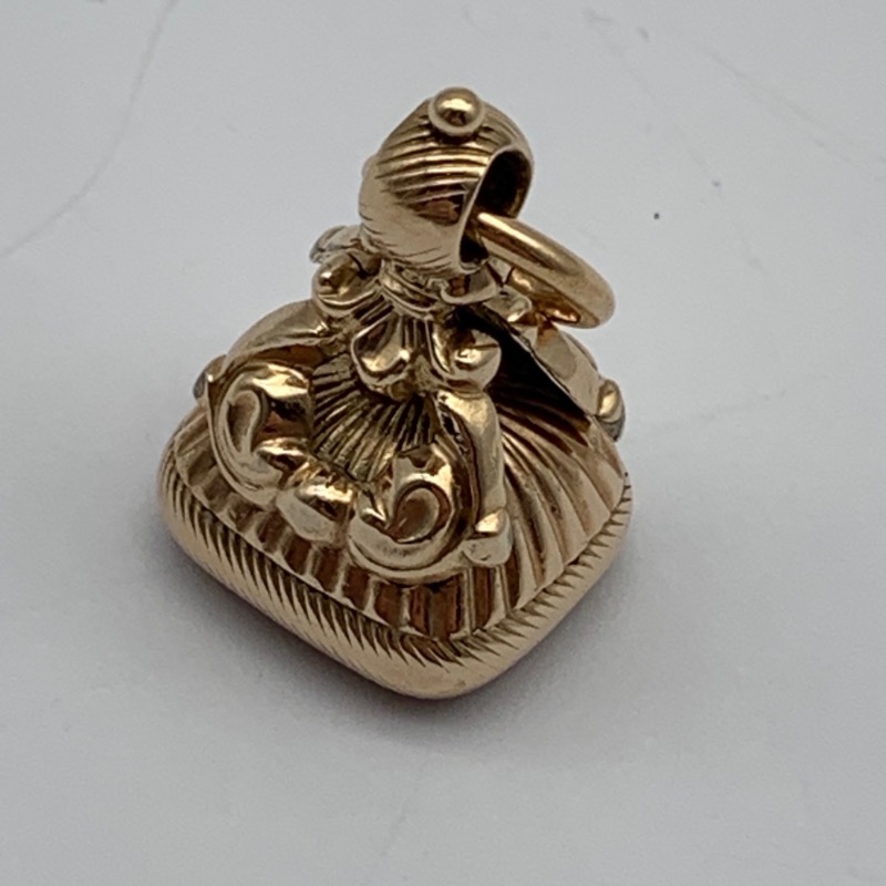 Victorian 9ct Gold Citrine ‘Intaglio’ Fob/Seal Pendant - Image 8