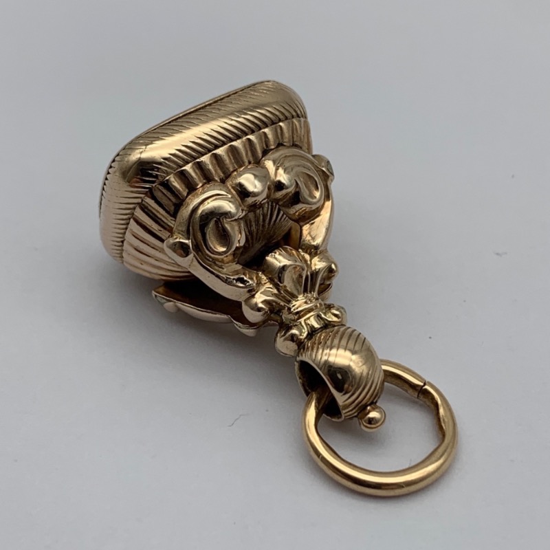 Victorian 9ct Gold Citrine ‘Intaglio’ Fob/Seal Pendant - Image 7