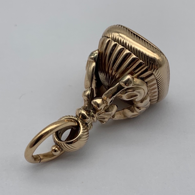 Victorian 9ct Gold Citrine ‘Intaglio’ Fob/Seal Pendant - Image 5
